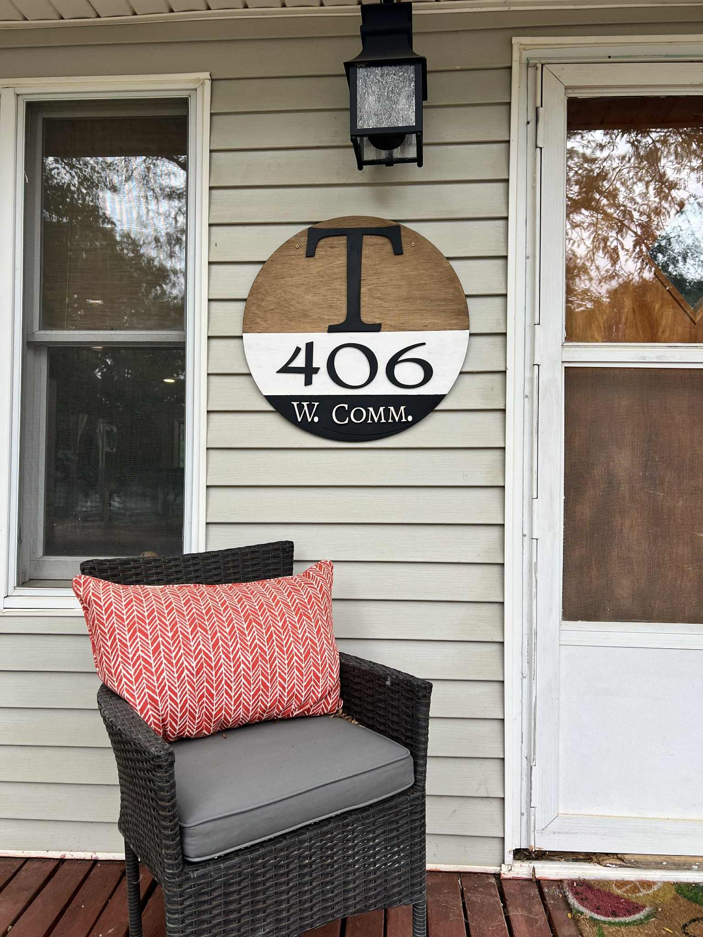 Round Doorhanger Sign