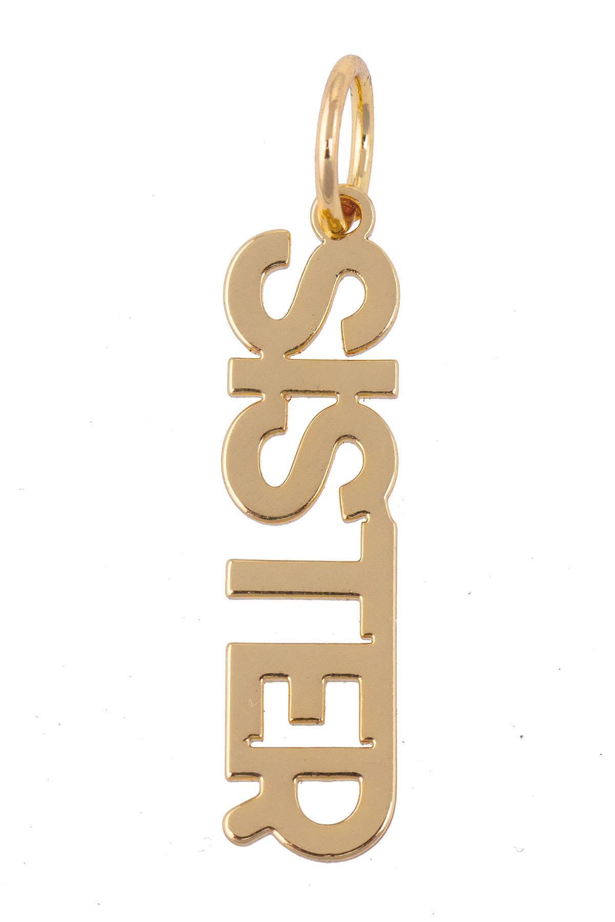 "SISTER" Block Letter Charm