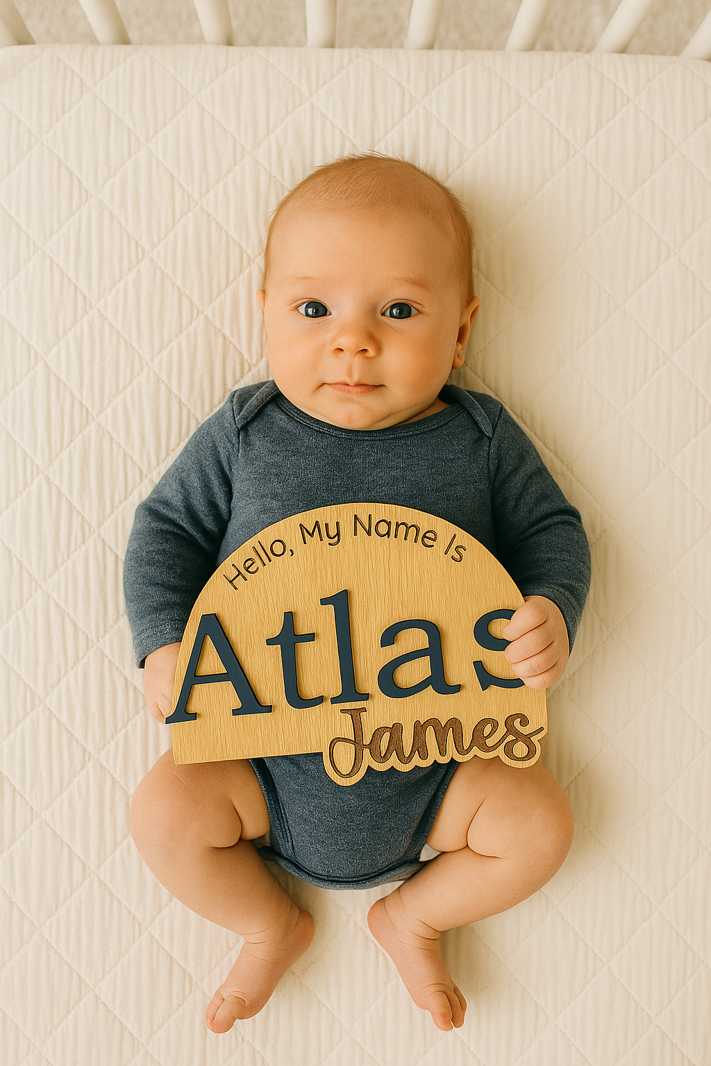 Baby Name Photo Prop Sign