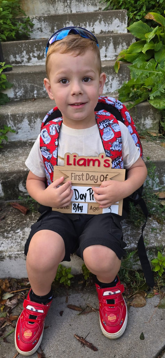 First and Last day of School Photo Prop