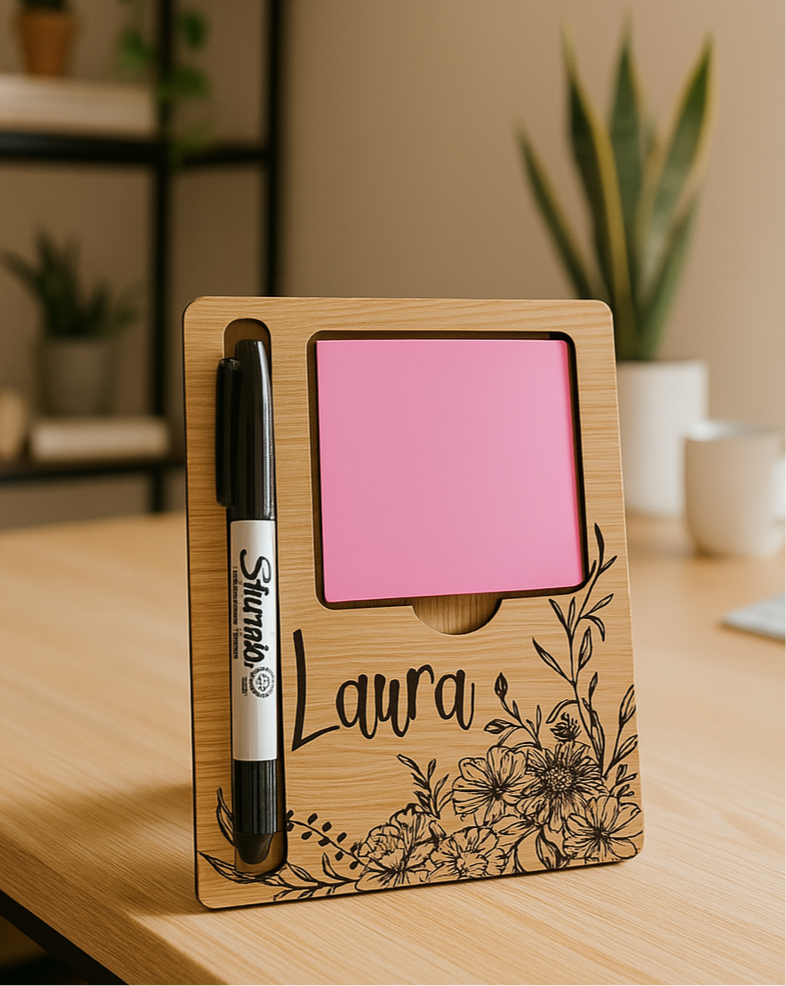 Customized Note & Pen Tray