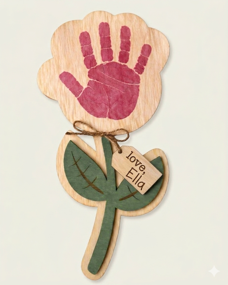 Handprint Leaner Sign