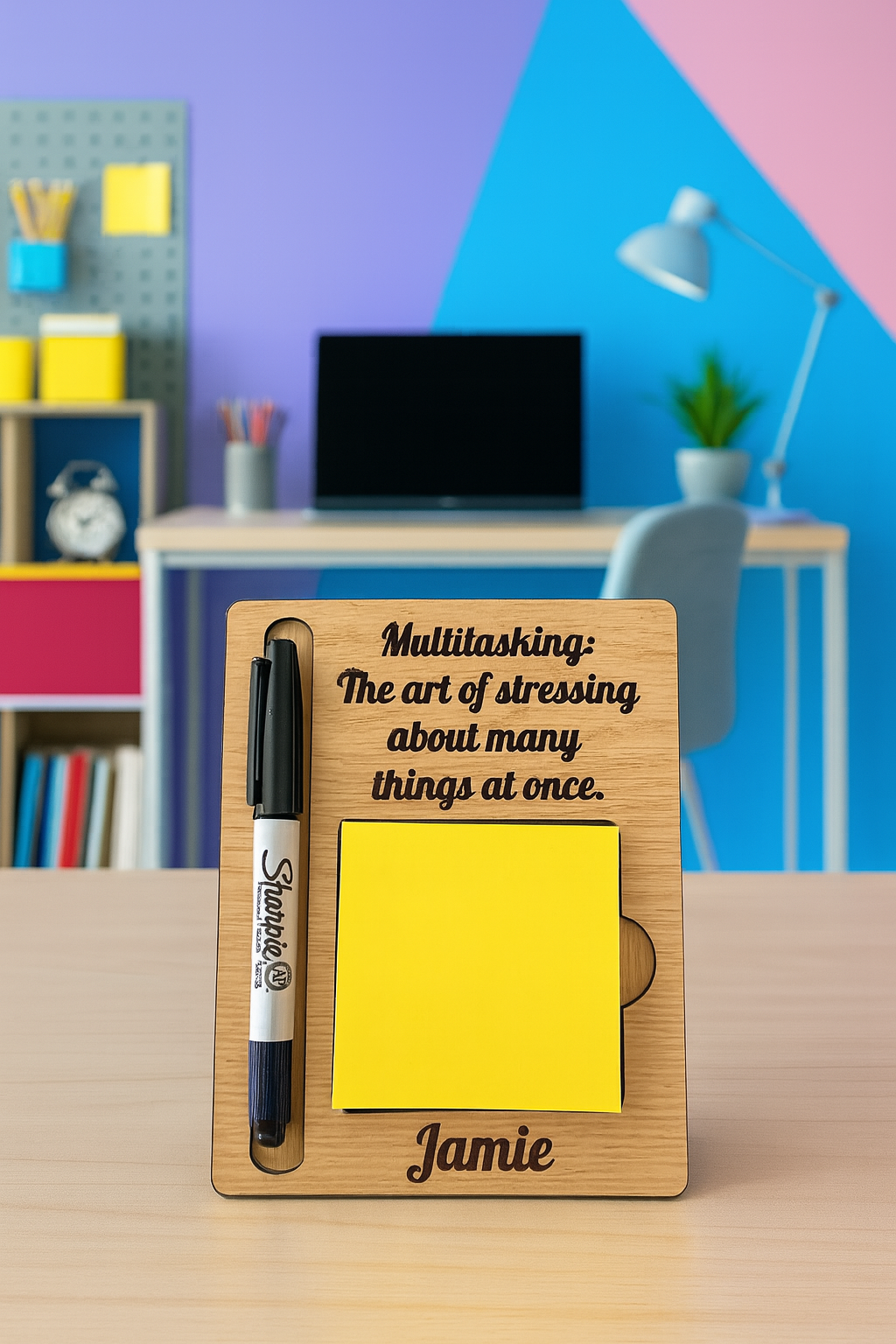 Customized Note & Pen Tray