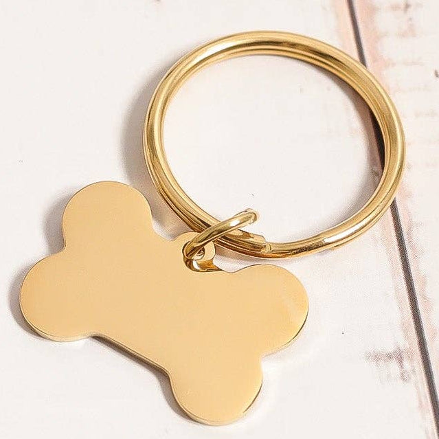Engravable Small Dog Bone Charm