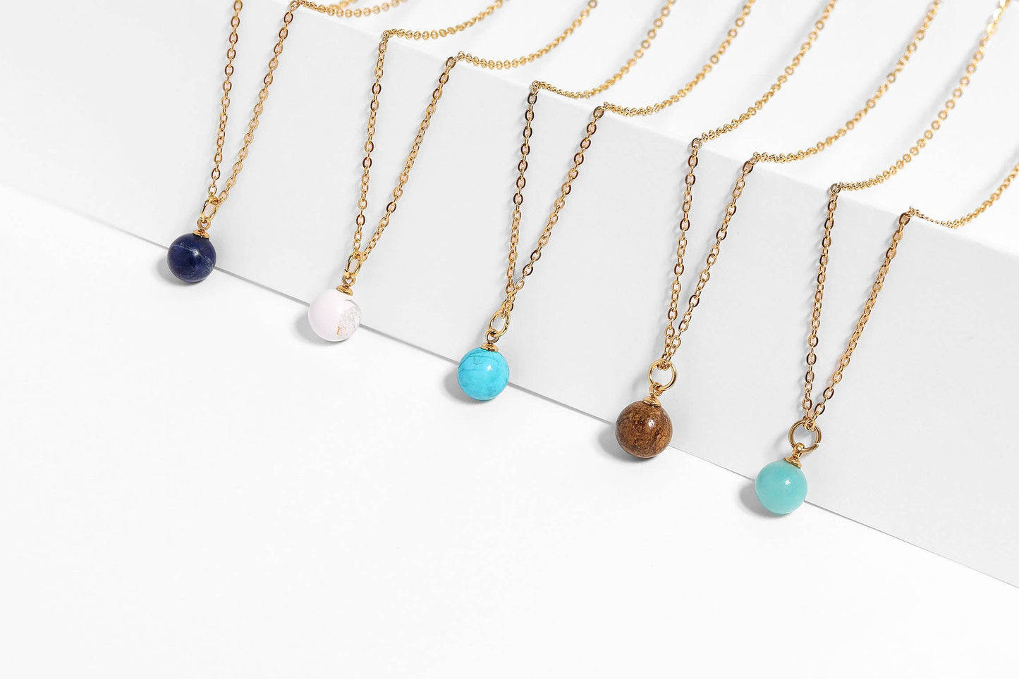 Semi Precious Natural Stone Charms
