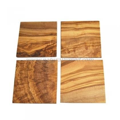 Olive Wood Square Coasters