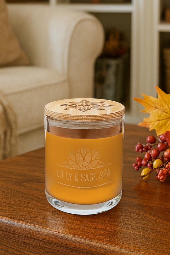 Soy Candle with Bamboo Lid