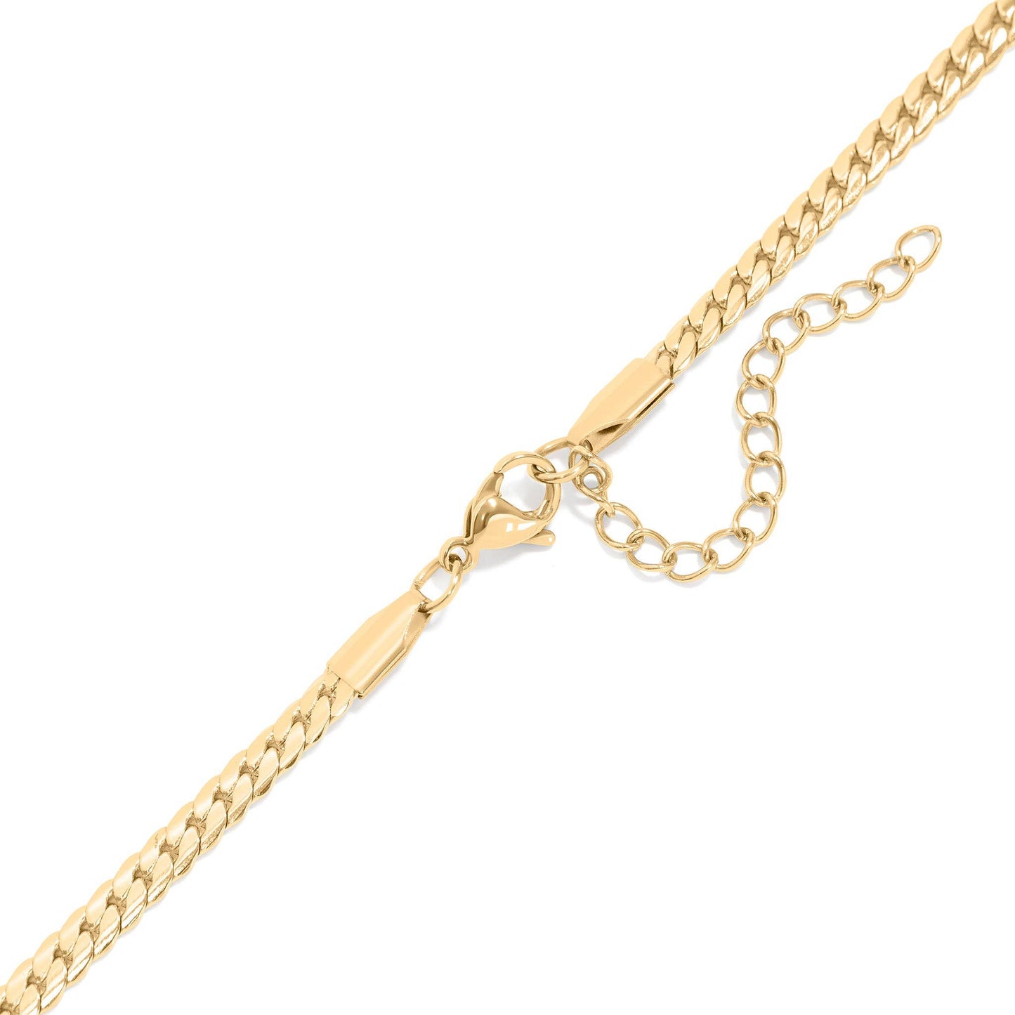Curb Charm Keeper Necklace