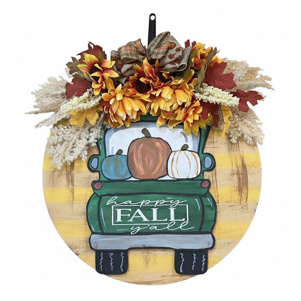 Happy Fall Doorhanger Sign