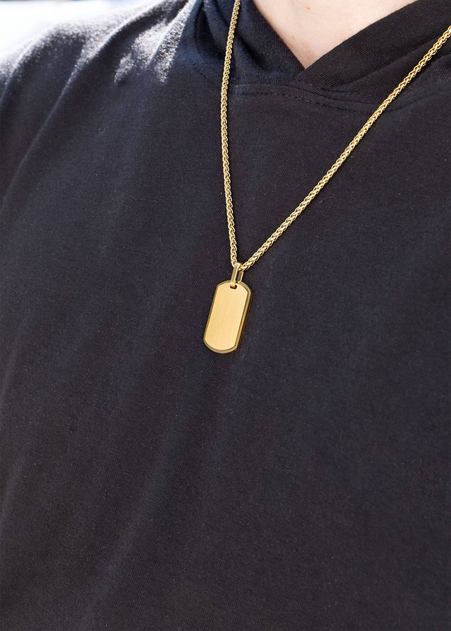 Mini Dog Tag Pendant