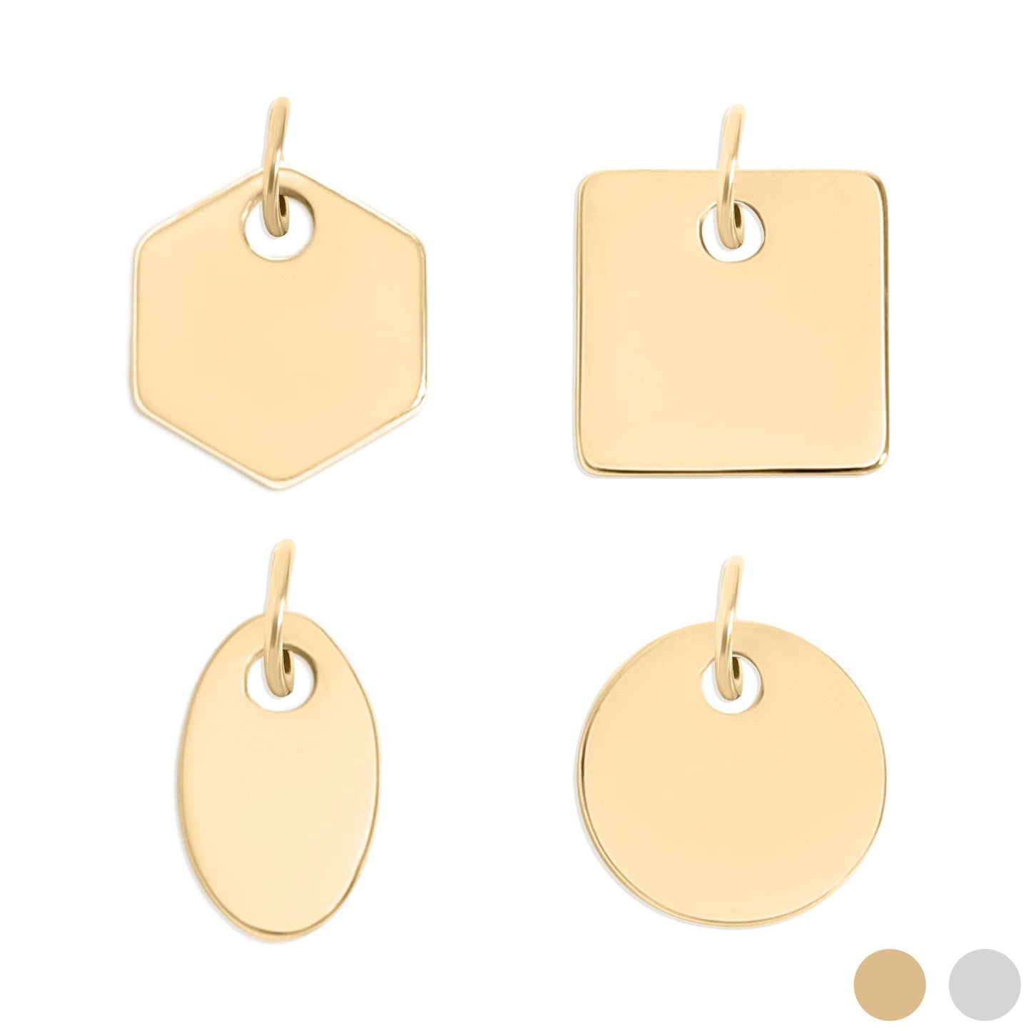 Engravable Mini Shape Charm