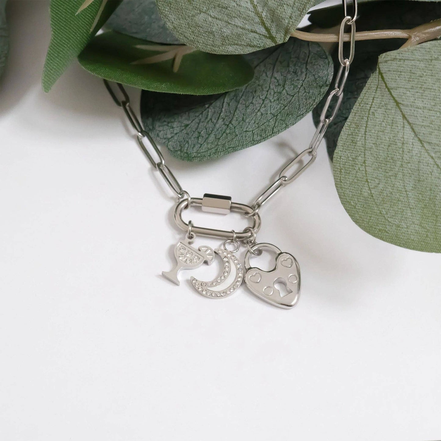 18K Gold PVD Stainless Steel Margarita Charm