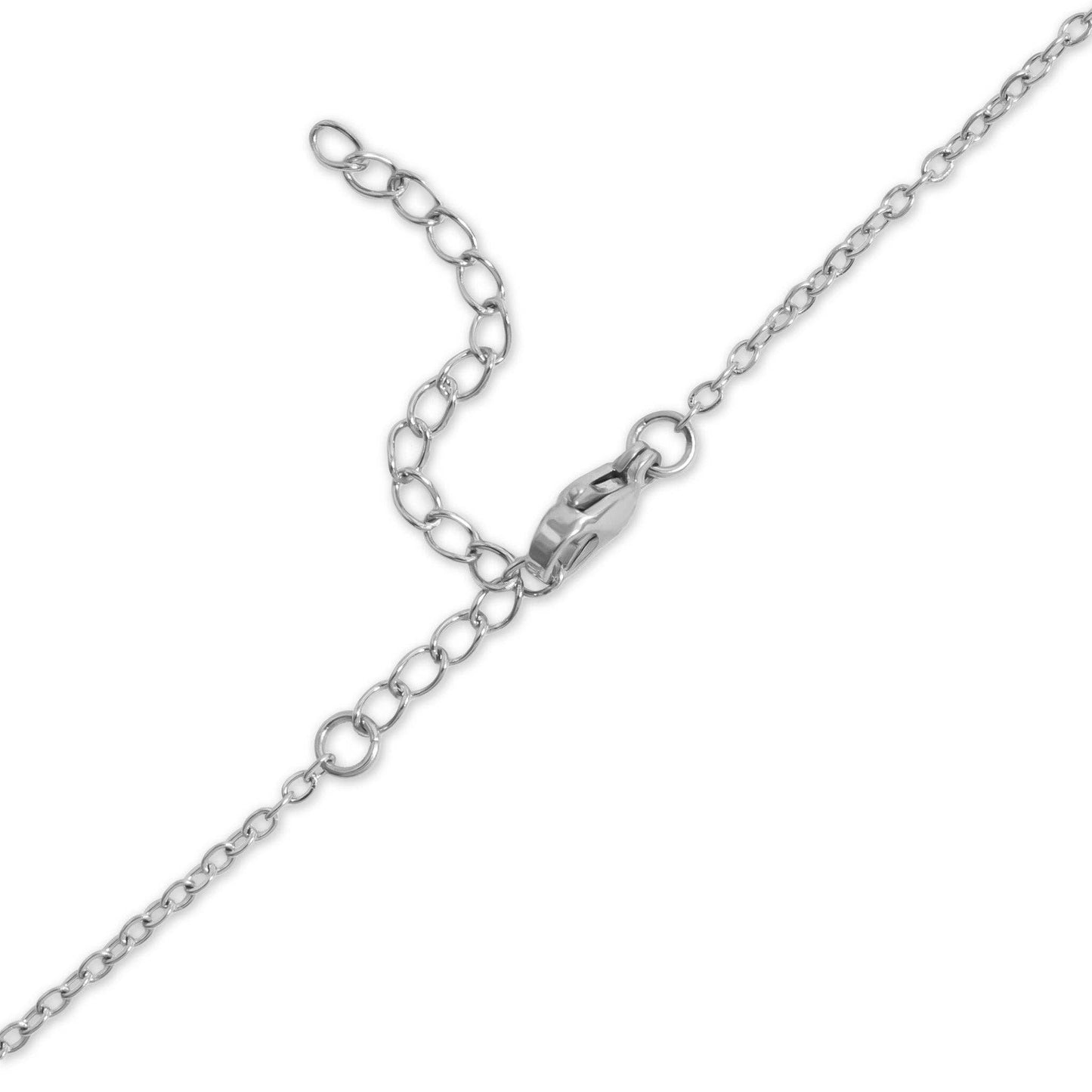 Engravable Oval Blank Necklace
