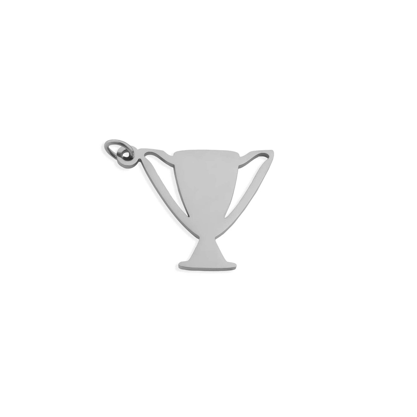 18K Gold PVD Stainless Steel Trophy Charm