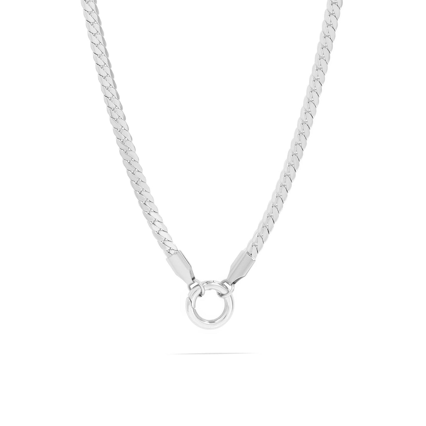 Curb Charm Keeper Necklace