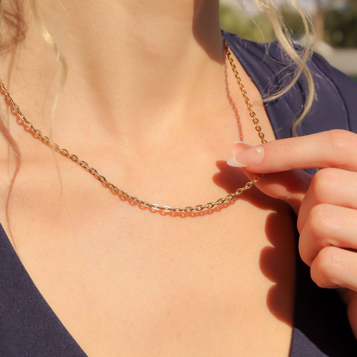 Flat Oval Loop Chain