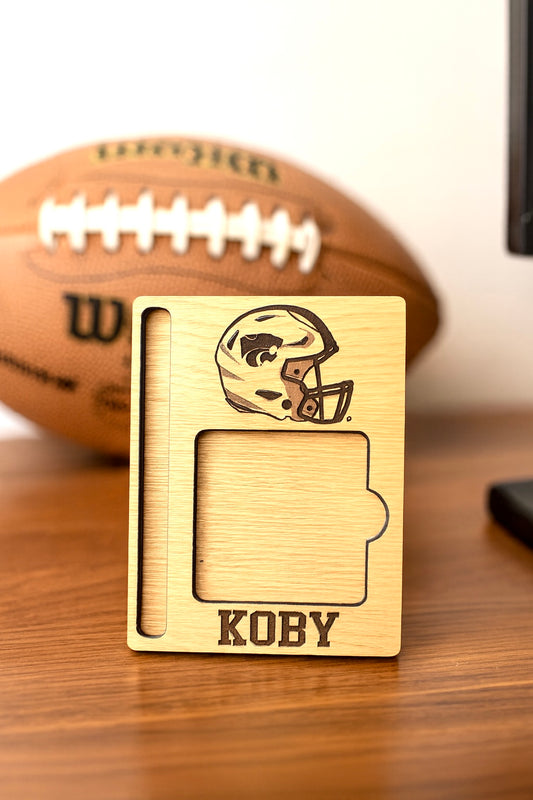 Kansas State Helmet Note & Pen Holder