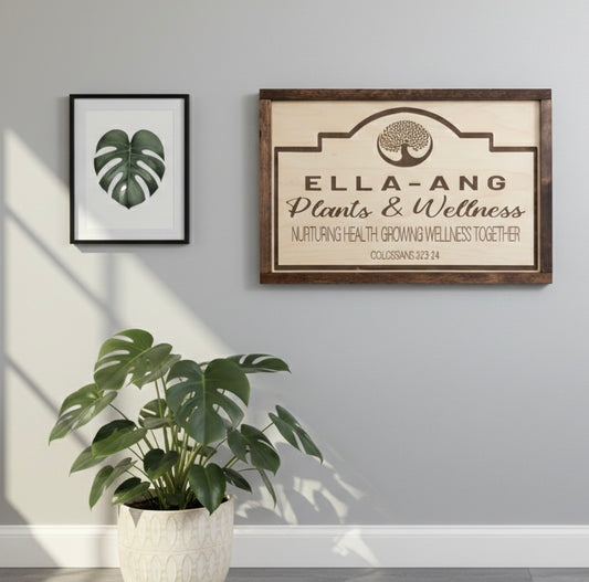 Framed Sign
