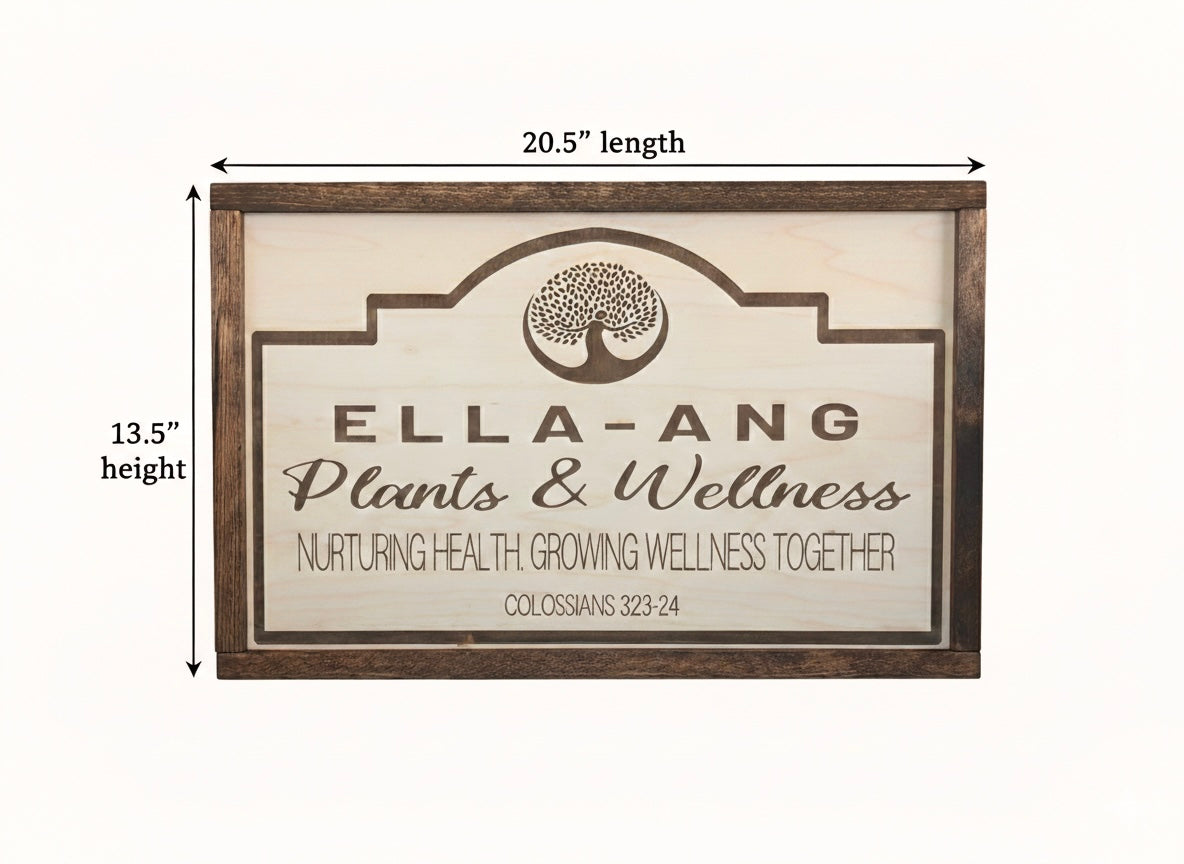 Framed Sign