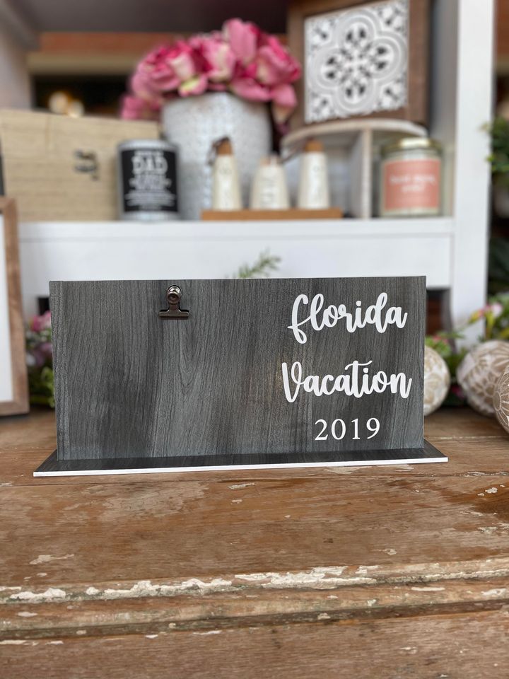 Acrylic Customizable Picture Holder
