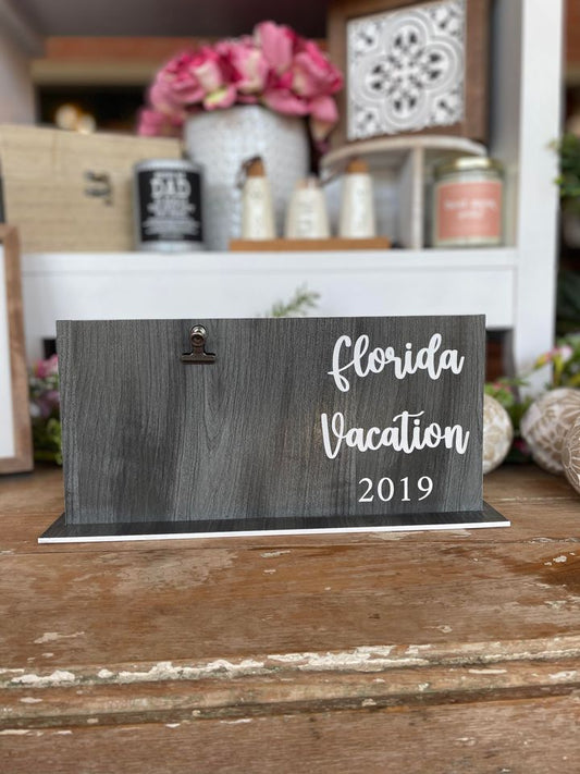 Acrylic Customizable Picture Holder