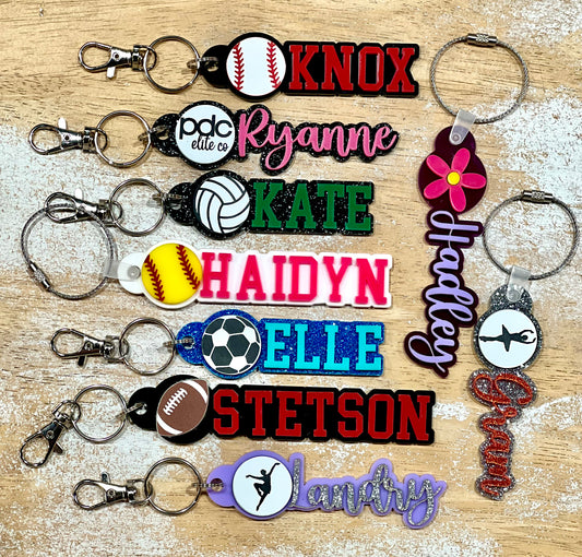 Bag Tag Key Chains