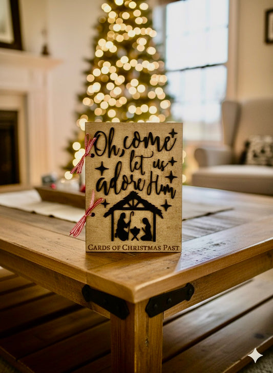 Card of Christmas Past Book