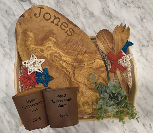 Americana Olive Wood Board Bundle