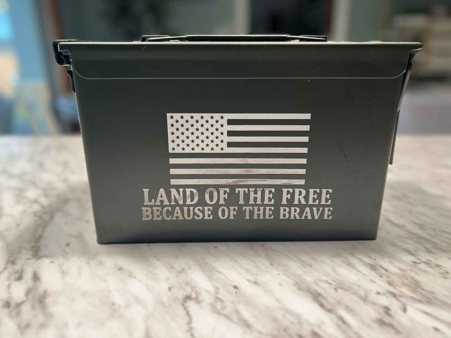 Engravable Metal Ammo Can with Removable Lid
