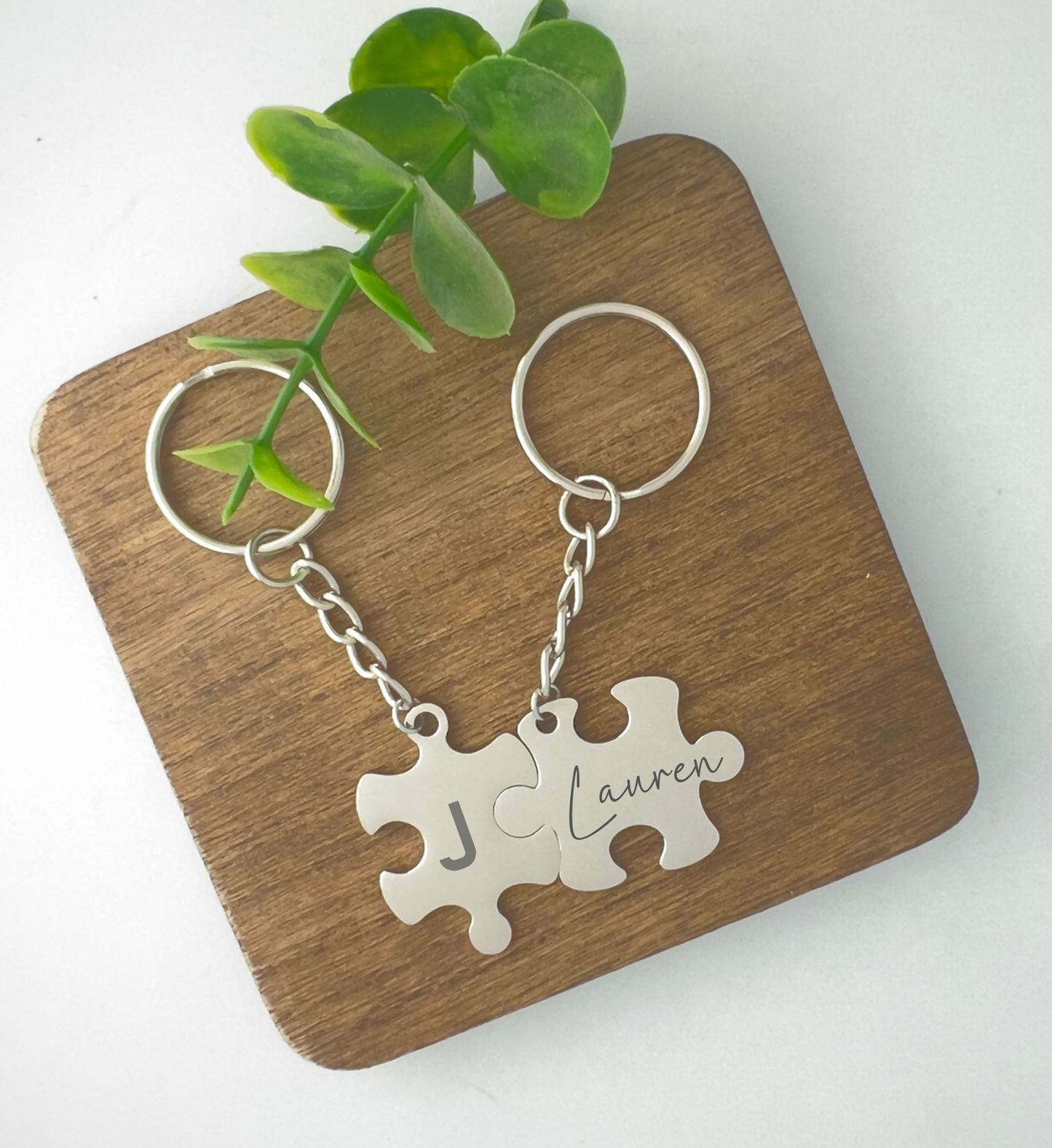 Stainless Steel Puzzle Piece Pendant