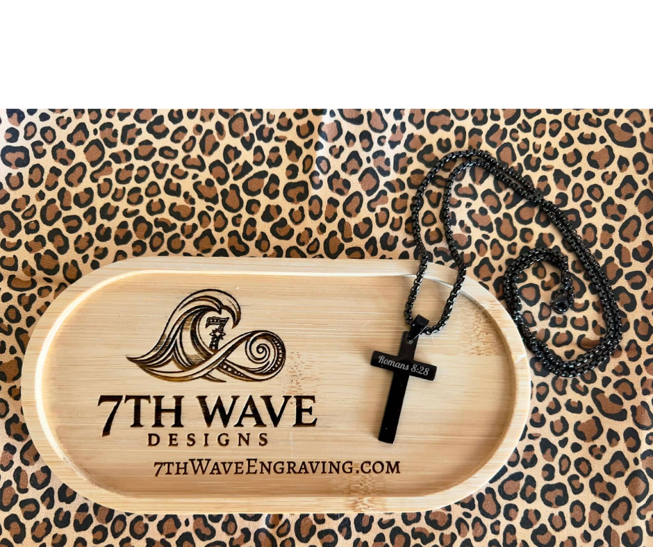 Engravable Cross Necklace