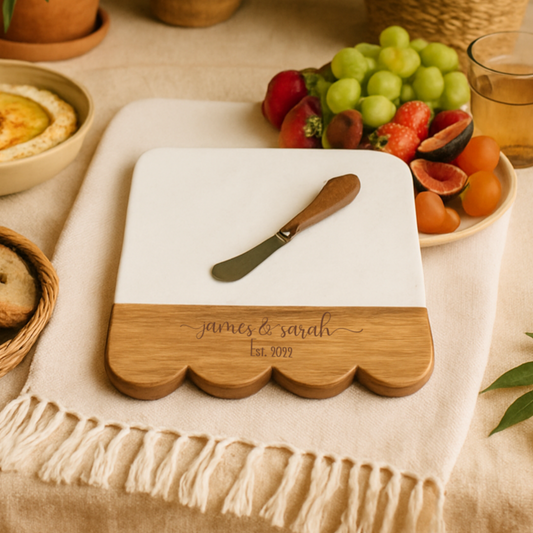 Scalloped Board Set
