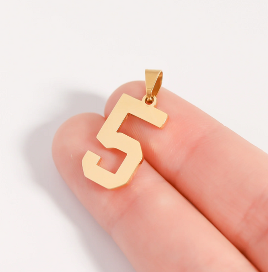 Sport Number Pendant
