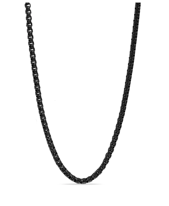 Men's Rounded Box Keeper Chain