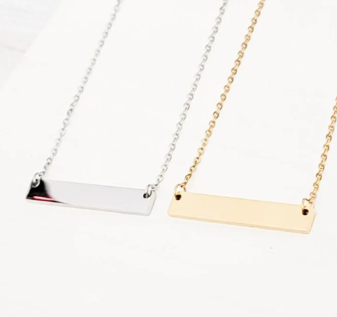 Medium Horizontal Bar Necklace