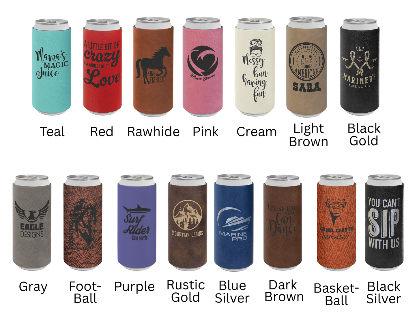 Leatherette Koozie