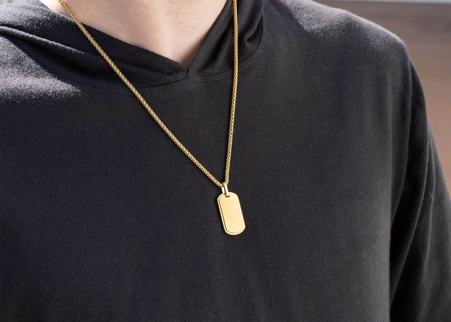 Mini Dog Tag Pendant