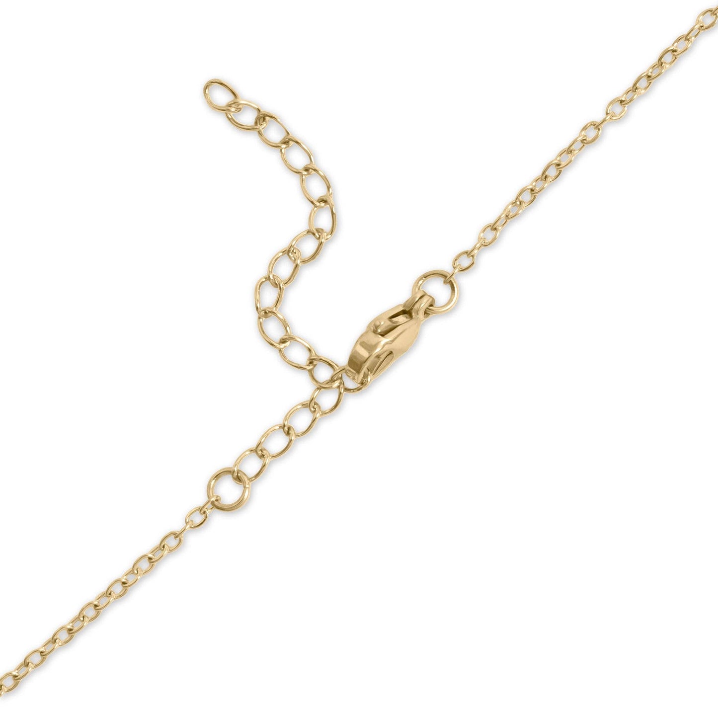 Engravable Oval Blank Necklace