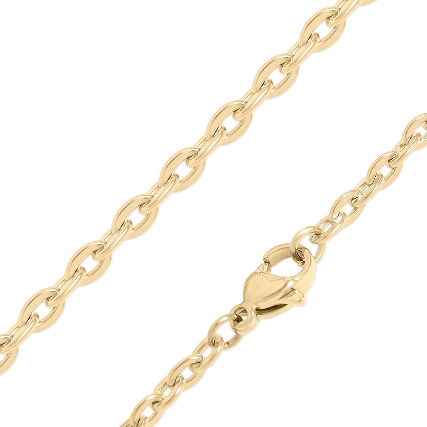 Flat Oval Loop Chain