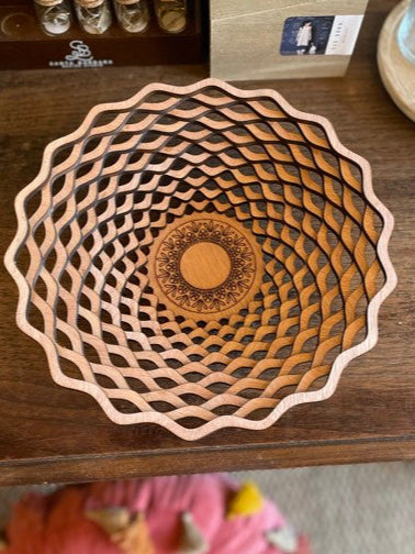 Wooden Fruit Bowl