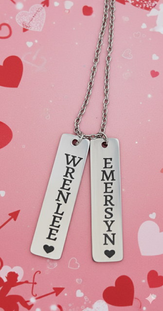 Personalized Bar Necklace